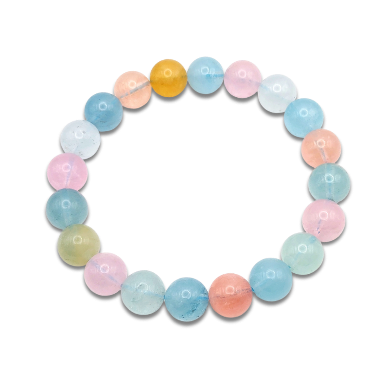 Iced Grade Morganite Bracelet